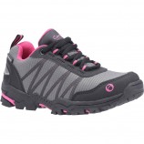 Cotswold Littledean Kids Hiking Boot Pink/Grey