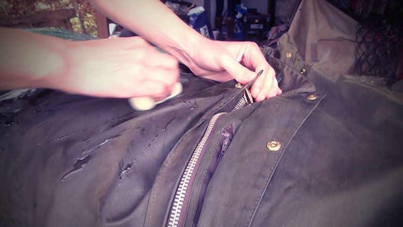cleaning barbour jacket lining